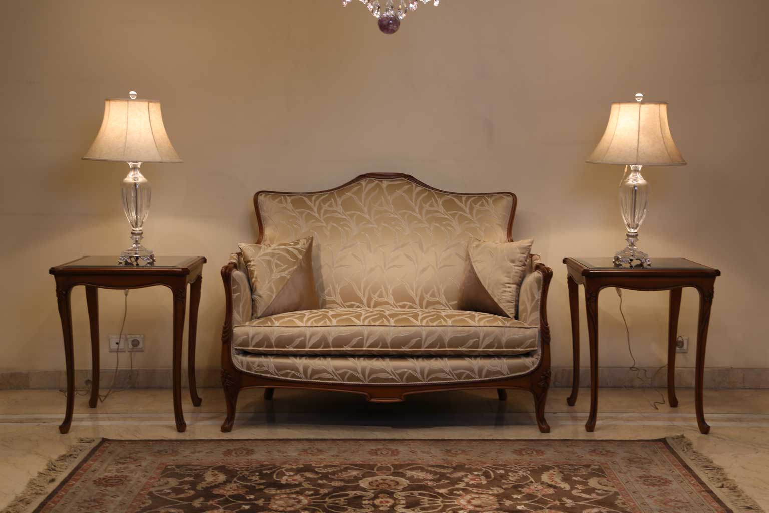 Galstian Art Nouveau two-seater sofa